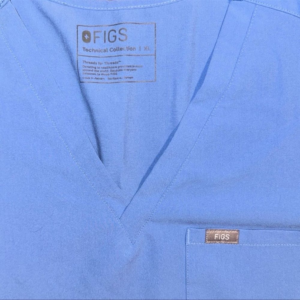 Figs Ladies Scrub Top - Picture 2 of 3